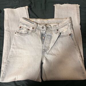 Light Blue Women's Levi Jeans